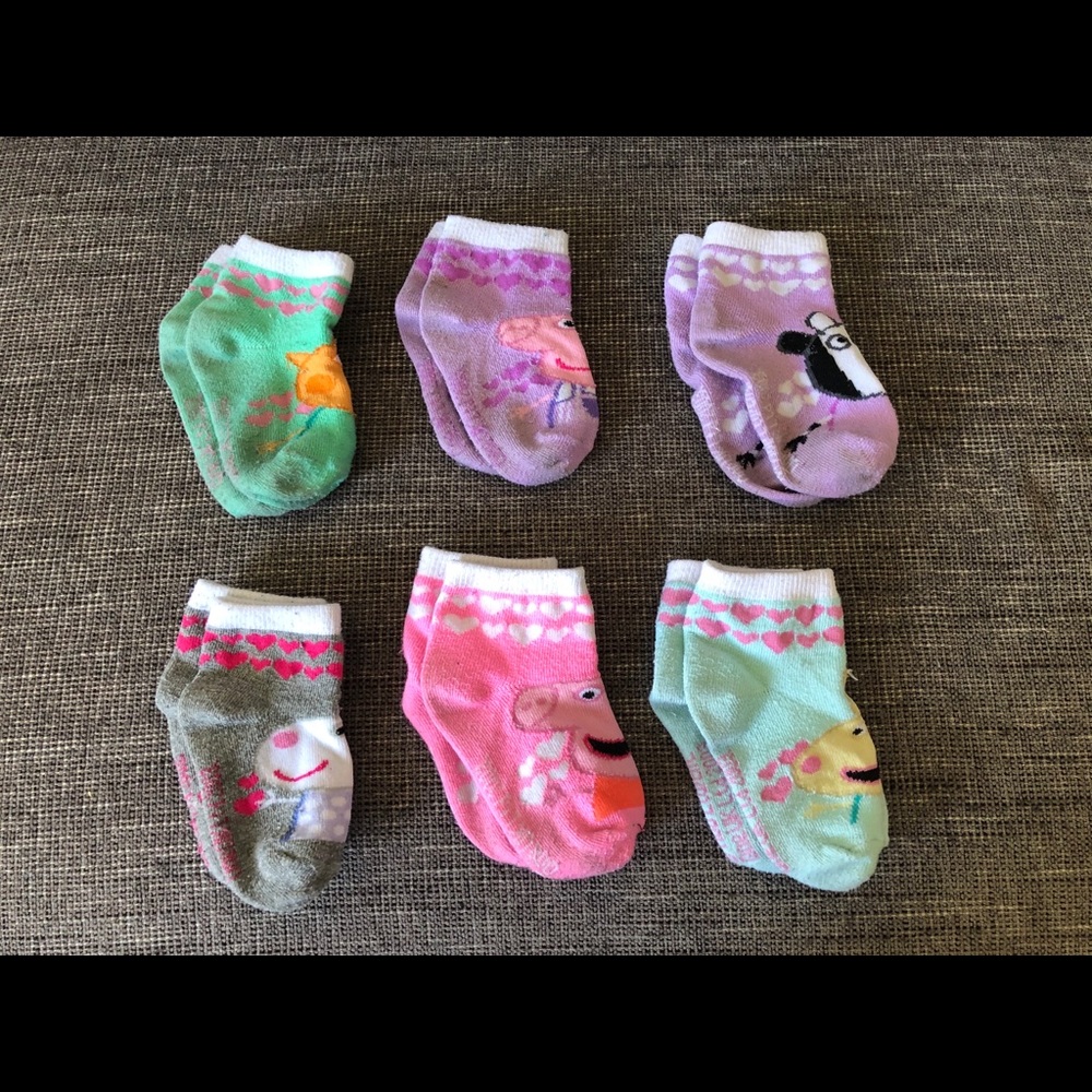 Peppa Pig Multi selection socks baby toddler